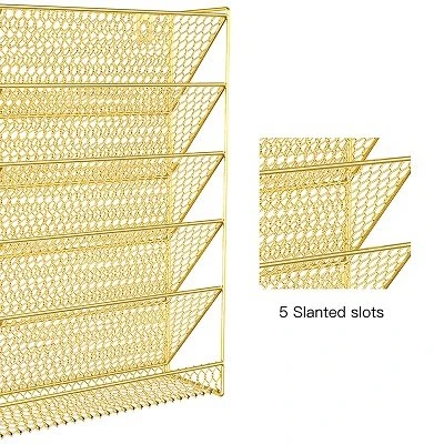 metal wall file organizer