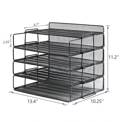 product-400-400 stackable paper trays for desk