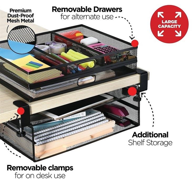 hanging drawers for desk