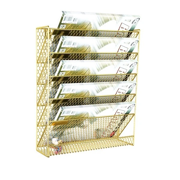 metal wall file organizer
